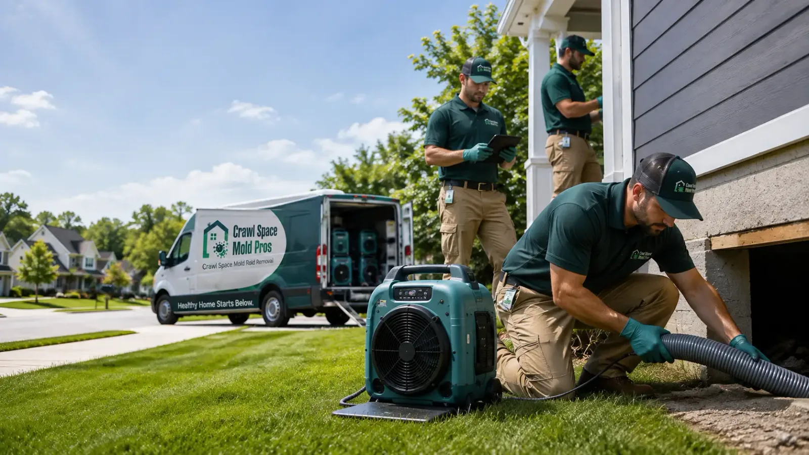 Crawl Space Mold Removal in Freeport, ME